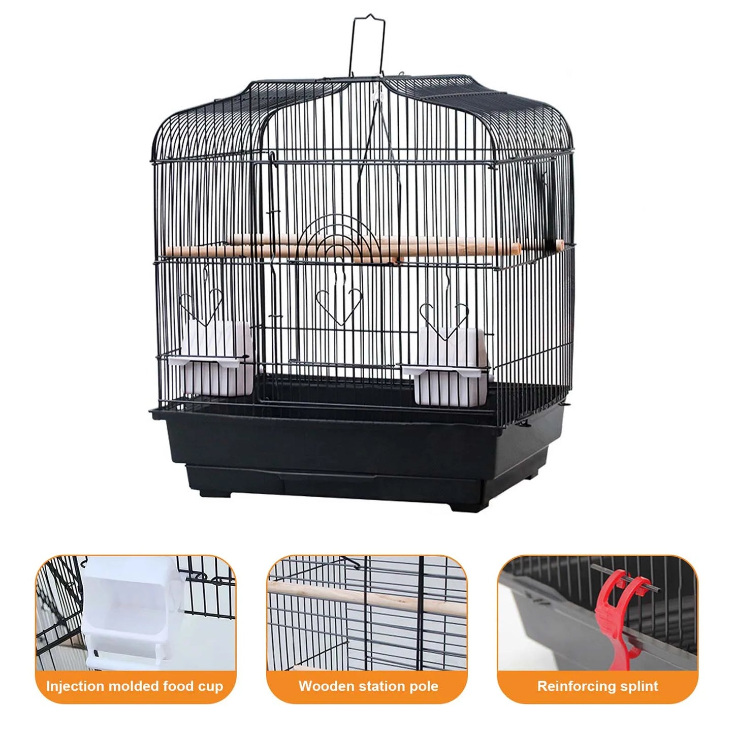 Bird Cage Travel Carrier For Small Parrots