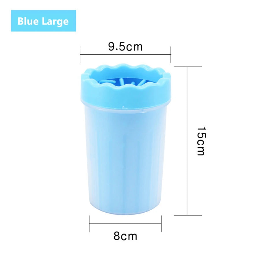 Paw & Foot Washing Cup With Silicone Brush
