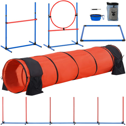 Dog Agility Training Equipment 5PCS Set With Bag