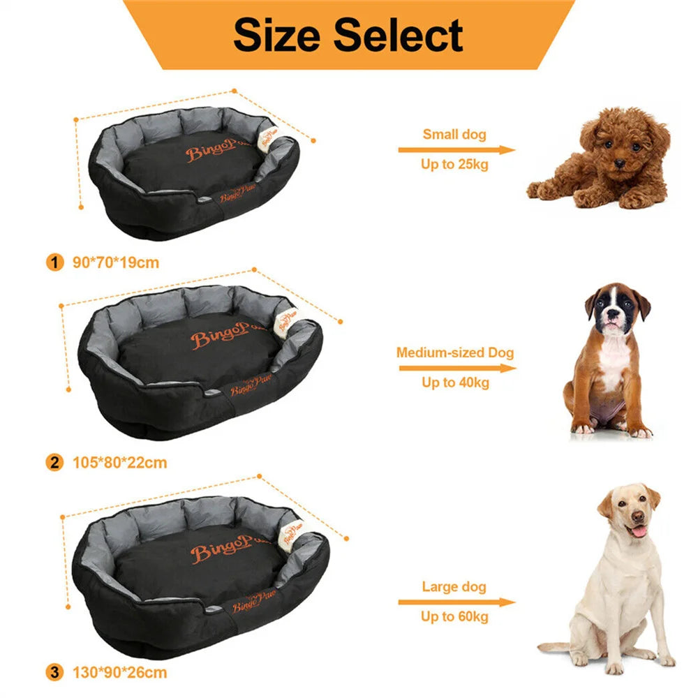 Waterproof XXL-XL-L Orthopedic Sofa Dog Bed