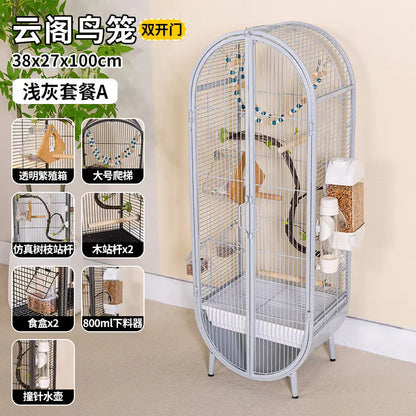 Indoor Parrot/Bird Cage With Large Door.
