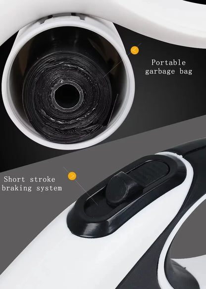 15'/25' Premium Durable Automatic Retractable Dog Leash