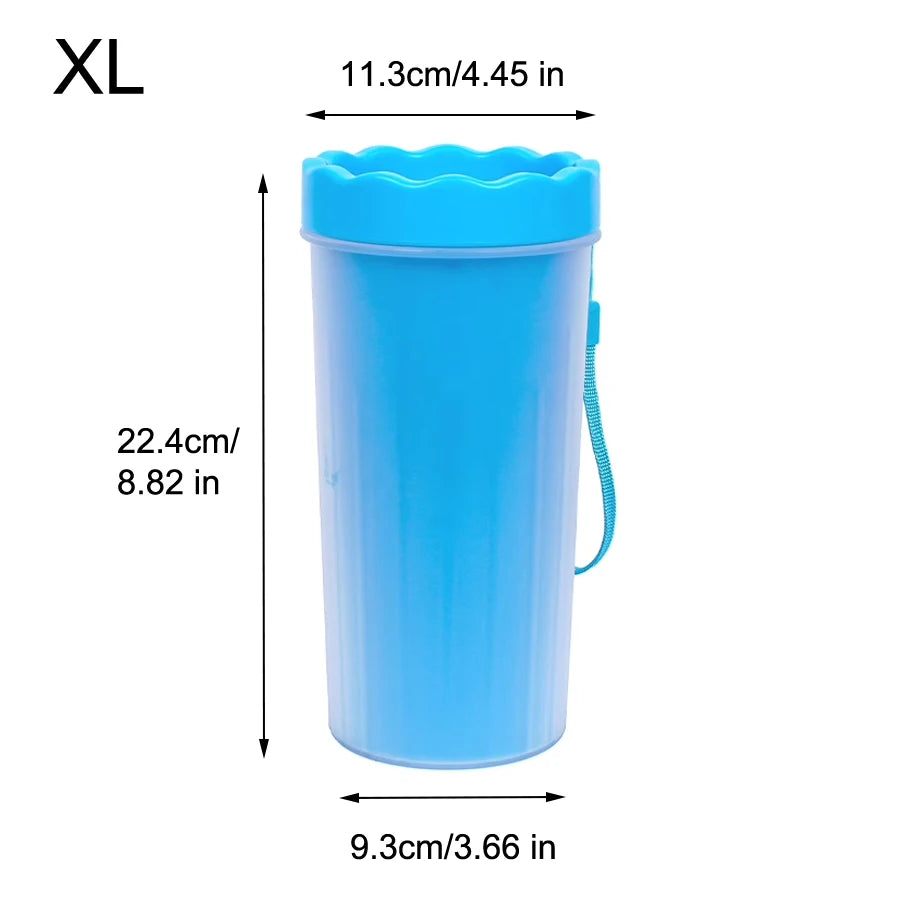 Paw & Foot Washing Cup With Silicone Brush