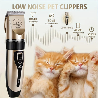 Pet-Hair, Precision Electric Trimmer Kit--Dogs, Cats, Rabbits, other Pets.