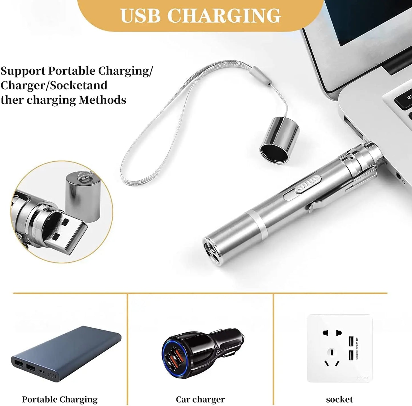 Cat Laser Pointer USB Rechargeable Toy