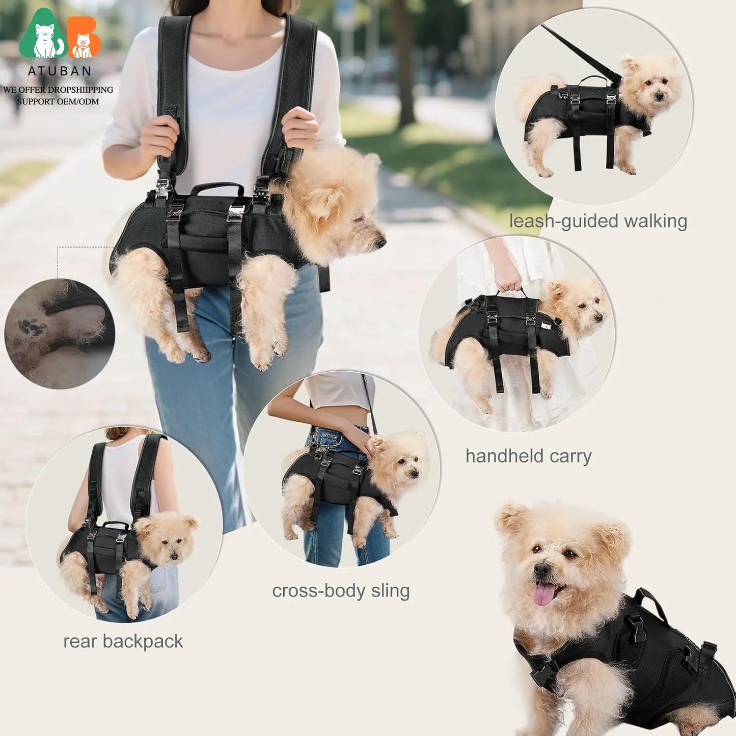 Lift-Harness for Dogs Up To 23 lbs.