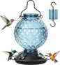 Hummingbird Feeder for Outdoors, 25 OZ Glass, Leak Proof.