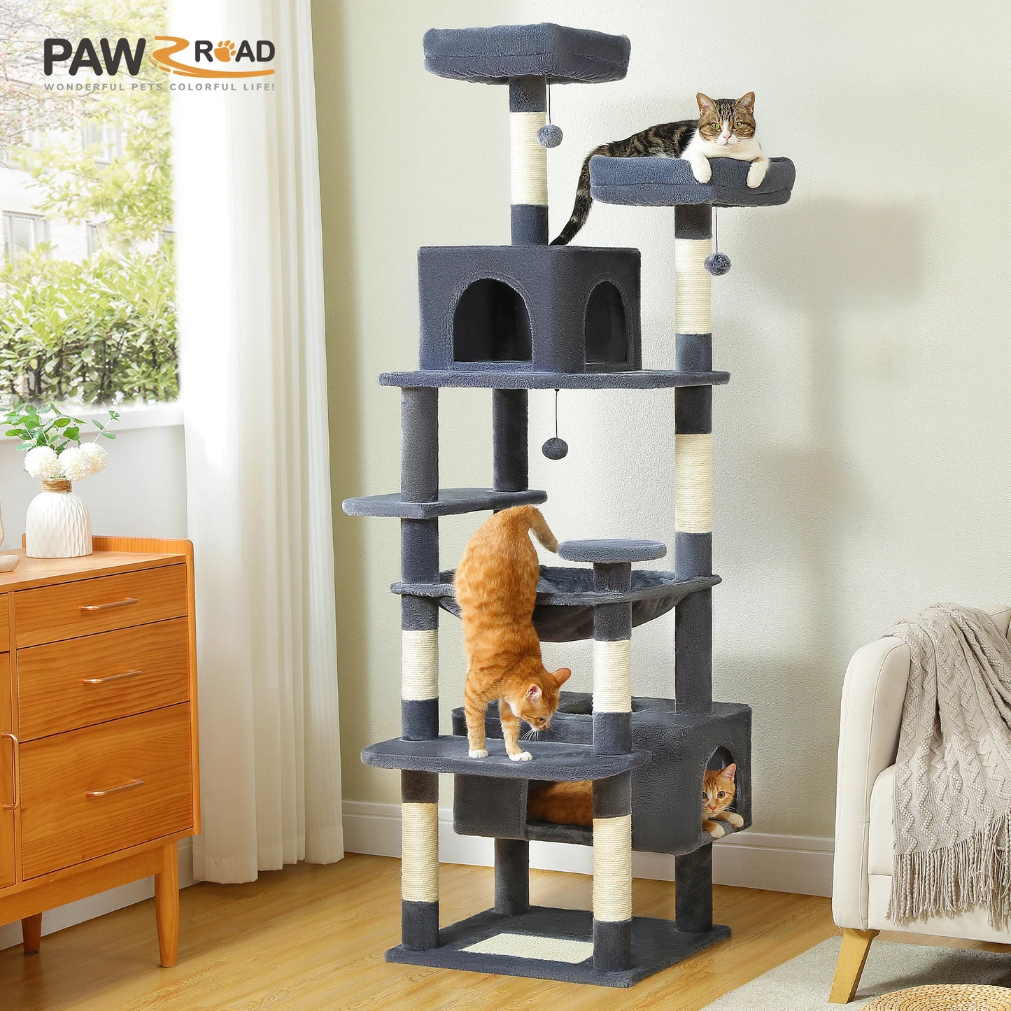 Large Cat Tree And Tower For Indoors