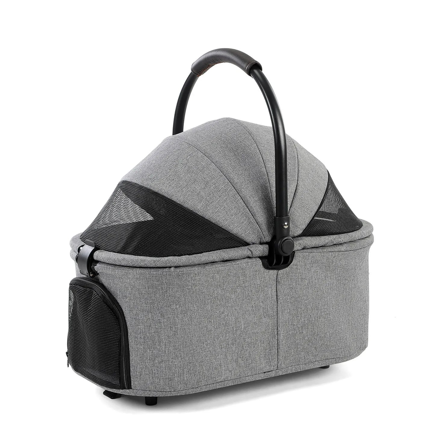 3-in-1 Folding Pet Stroller with Removable Carrier