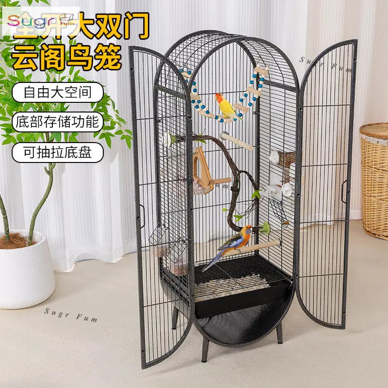 Indoor Parrot/Bird Cage With Large Door.
