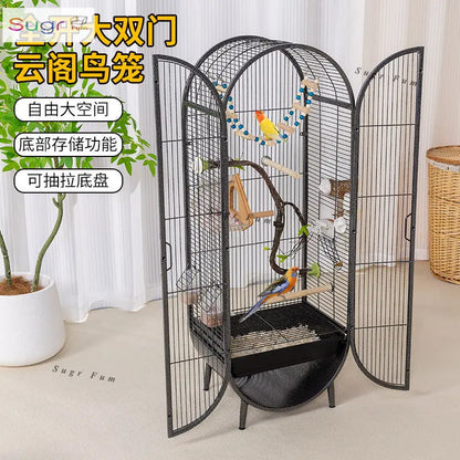Indoor Parrot/Bird Cage With Large Door.