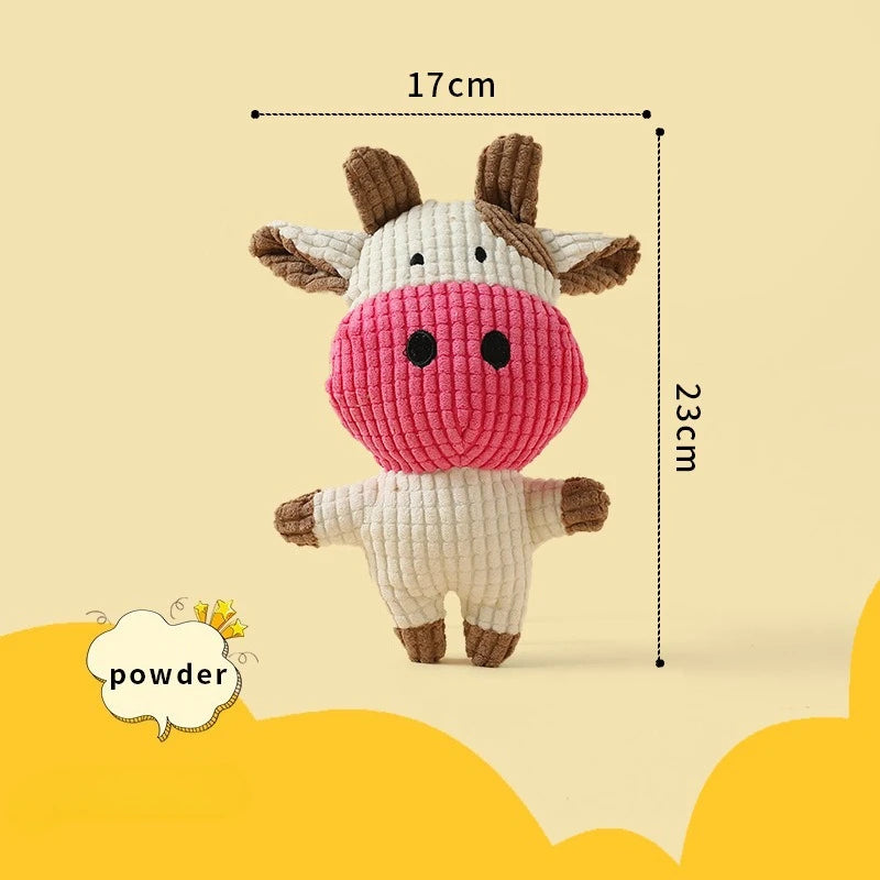 Plush Companion Dog Toys. Bite Resistant.
