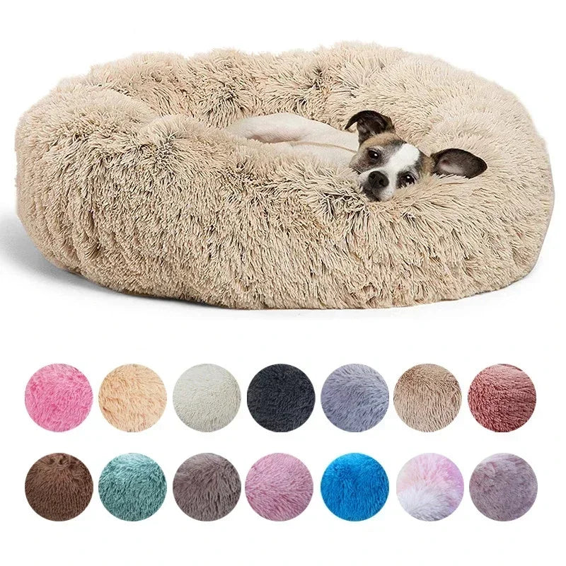 40-90cm Round Pet Bed for Cozy Sleeping