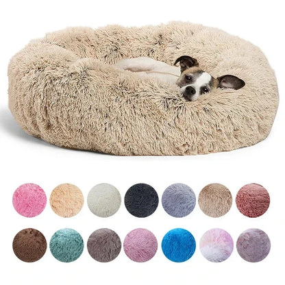 40-90cm Round Pet Bed for Cozy Sleeping