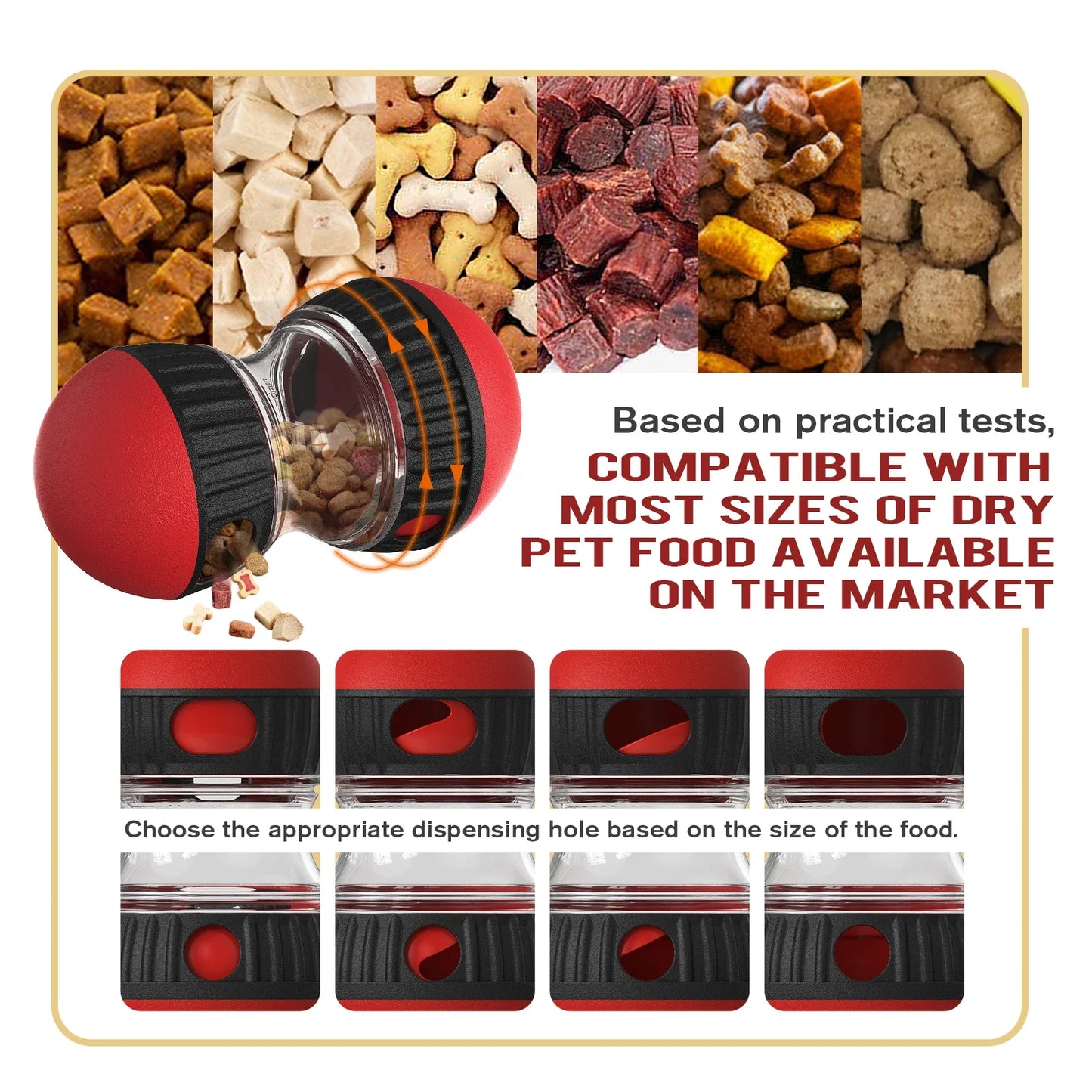 Interactive, Slow-Feeder Dog Toy.