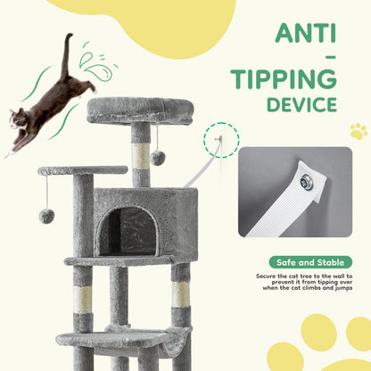 44In Cat Tree, Multi-Level, Cat Climbing Tower.