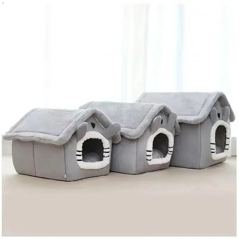 Indoor Warm Dog, Cat, & Pet House & Bed