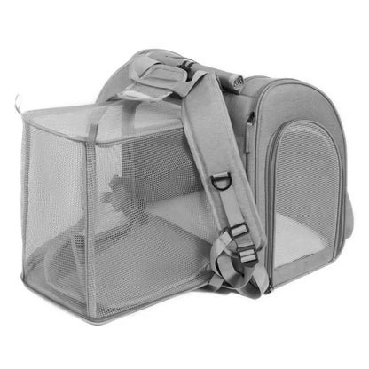Expandable, Cat & Small Dog, Carrier Backpack With Breathable Mesh