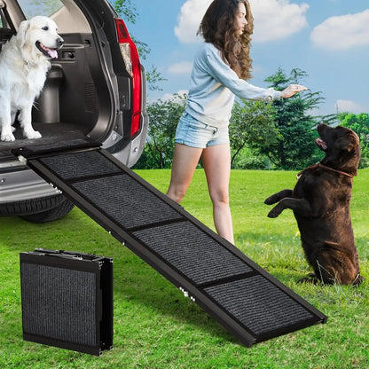 Upgraded, Folding Dog Ramp For Up To 250lbs.