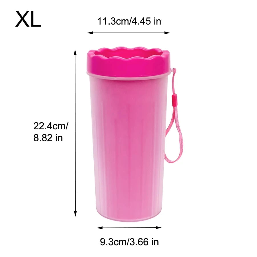 Paw & Foot Washing Cup With Silicone Brush