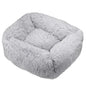Luxury Dog Bed,  Square, Plush & Calming