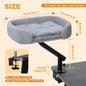 Elevated Cat Bed-- Desk or Table Mount, 360-degree Rotation.