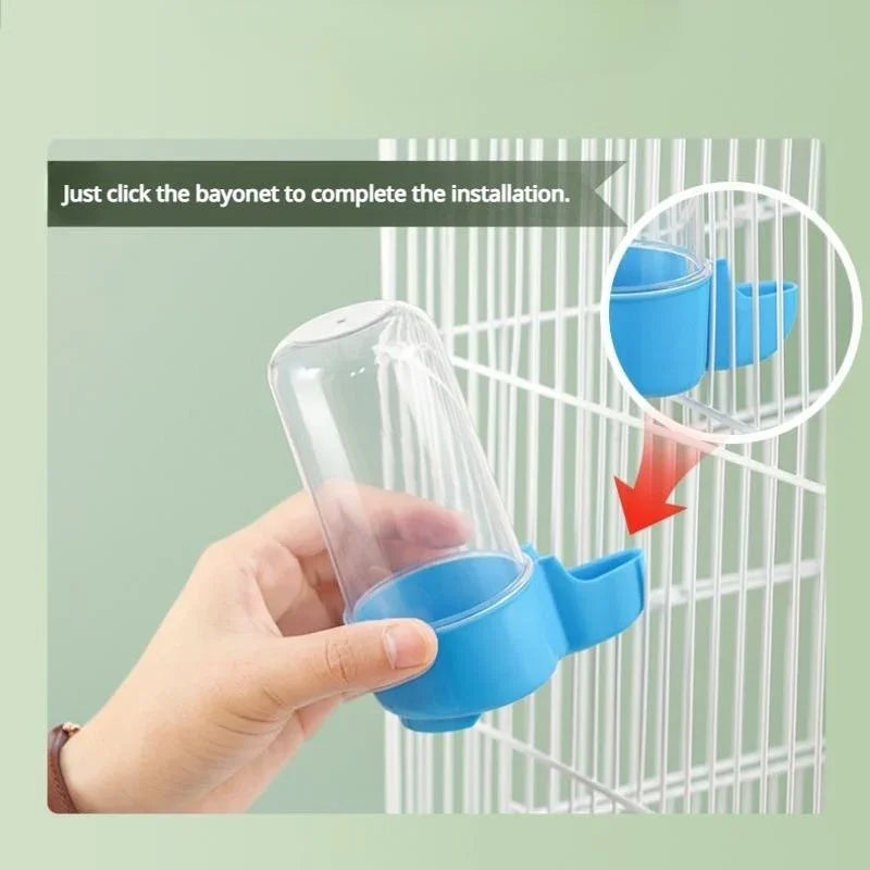 Pet Feeder/Water Dispenser Cage Accessory.