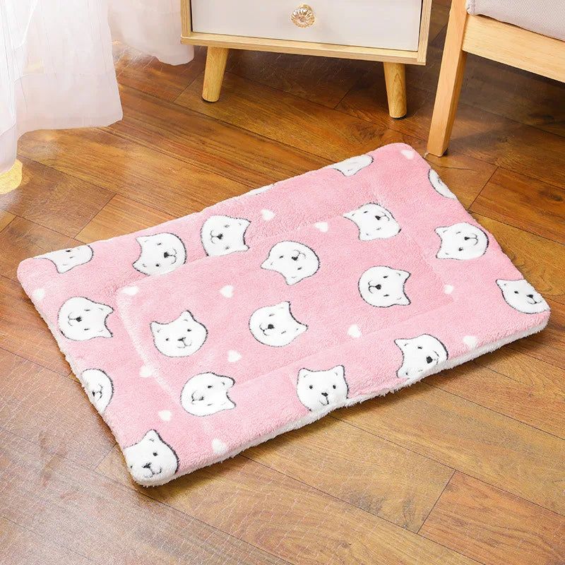 Thickened, Comfortable, Warm, Pet Sleeping Cushion-Mat.
