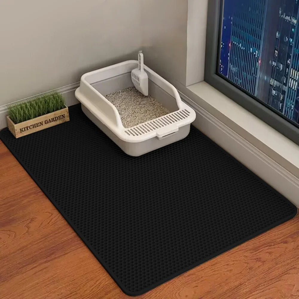 Cat Litter Mat Waterproof Double Layer Washable