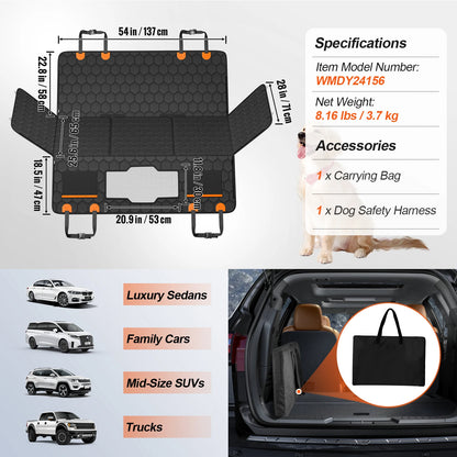 Back Seat Extender. Dog Car Seat Cover For Back Seat.