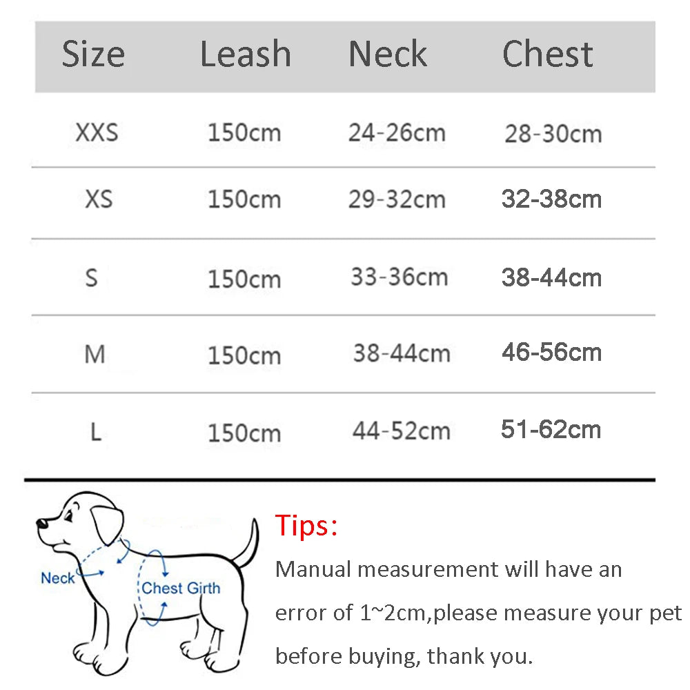 Harness & Leash Set For Small Dogs