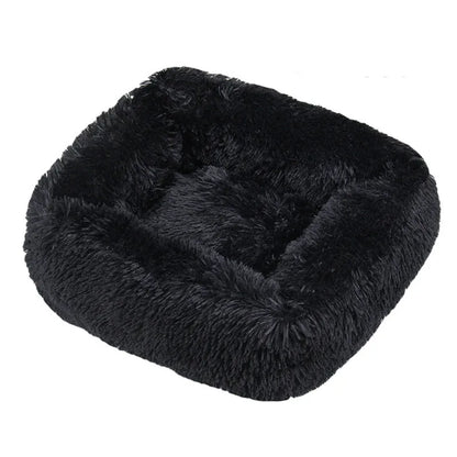 Luxury Dog Bed,  Square, Plush & Calming