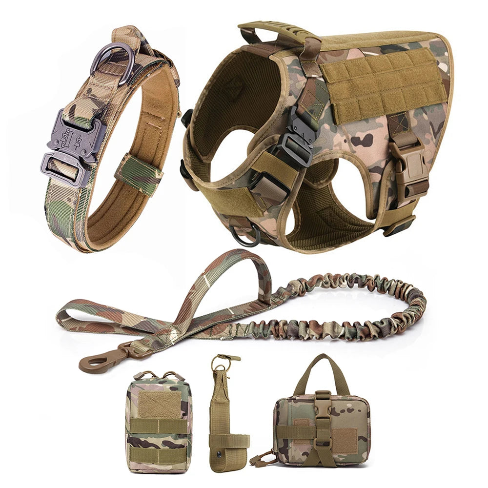 Large Dog Harness. Optional Collar & Leash