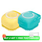 Pet Bath-Brush Silicone Shampoo Scrubber