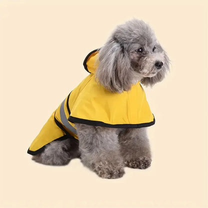Adjustable Waterproof & Windproof Dog Raincoat. Medium & Large Dogs