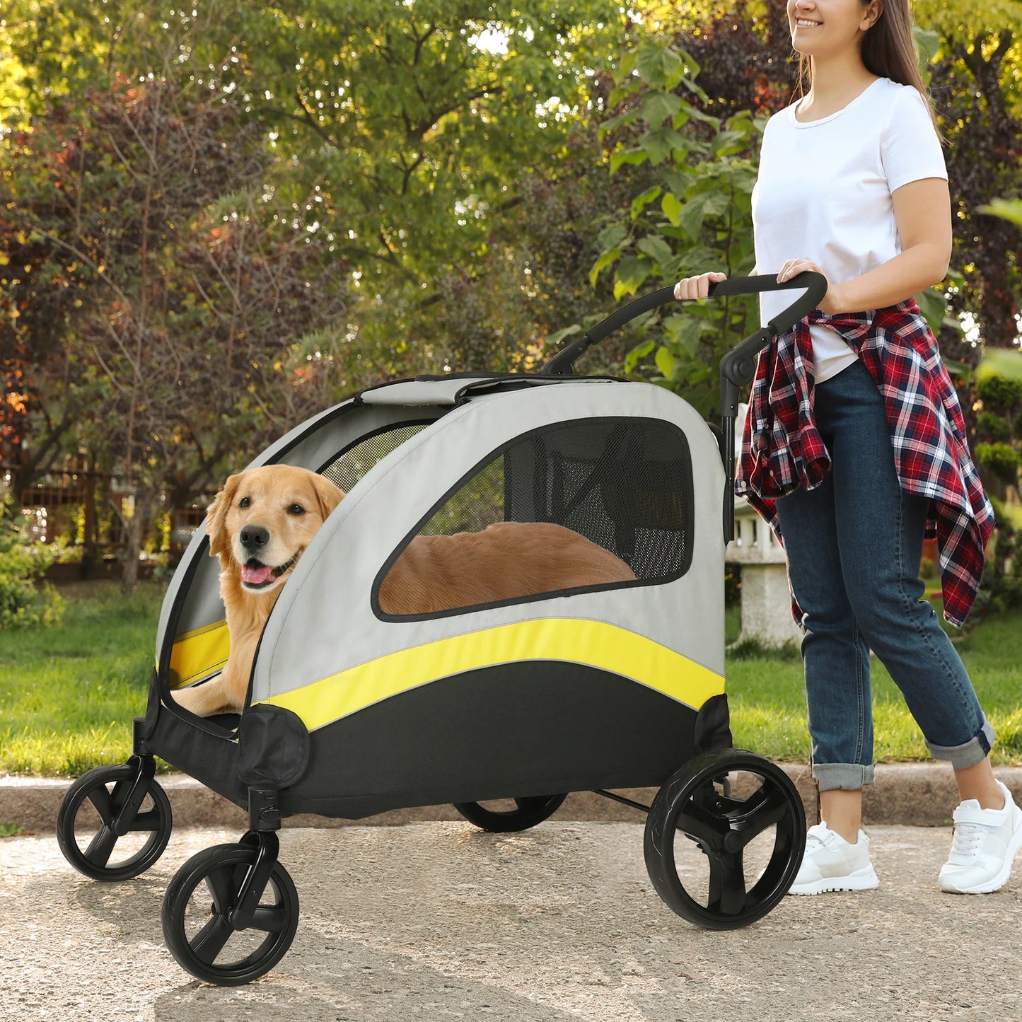 Portable Folding Stroller For Dogs
