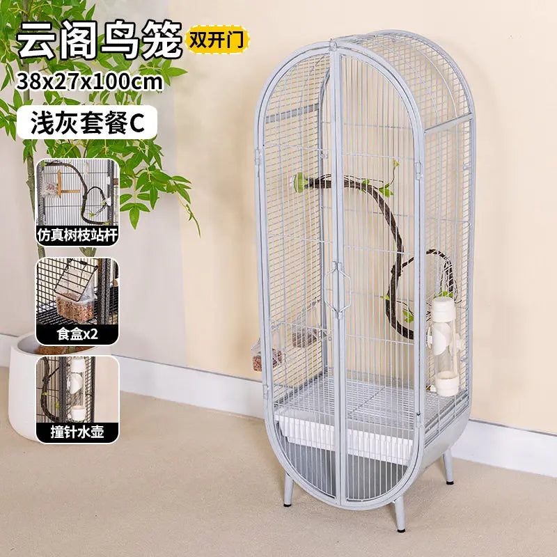 Indoor Parrot/Bird Cage With Large Door.