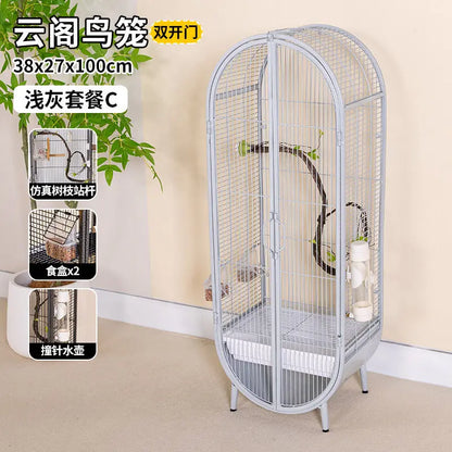 Indoor Parrot/Bird Cage With Large Door.