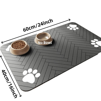 Absorbent, Waterproof Pet Feeding Mat