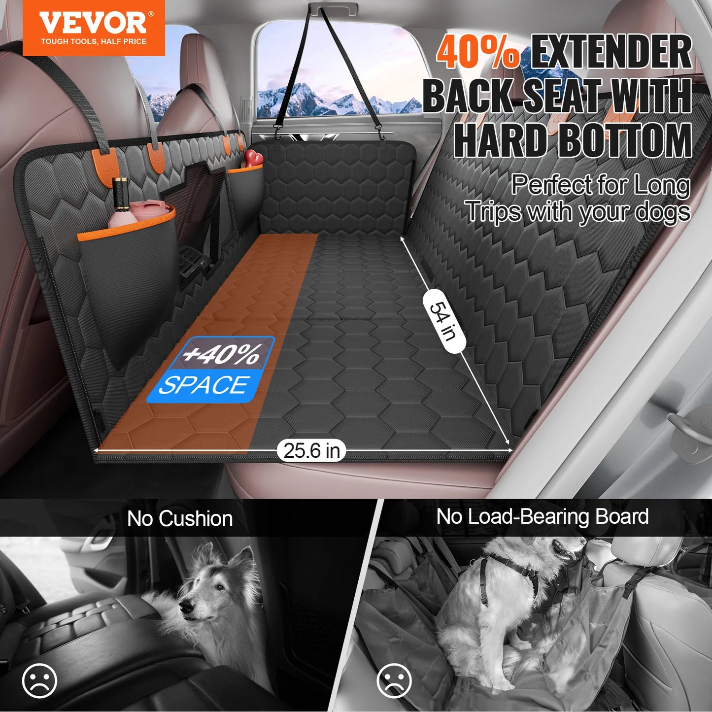 Back Seat Extender. Dog Car Seat Cover For Back Seat.