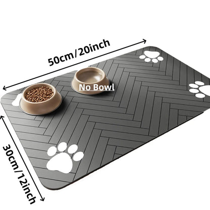 Absorbent, Waterproof Pet Feeding Mat