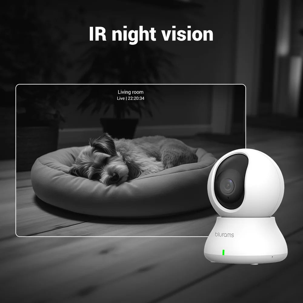 2.4 Mhz WiFi Indoor Video Monitor Camera,