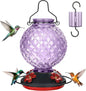 Hummingbird Feeder for Outdoors, 25 OZ Glass, Leak Proof.