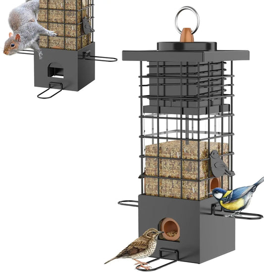 Heavy Duty, Metal, Squirrel-Proof Bird Feeder