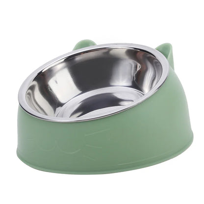 Inclined, Cat Food Or Water Bowl
