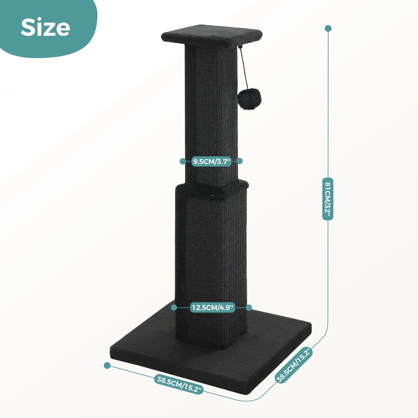 Large Cat Scratching Post for Indoor Cats.