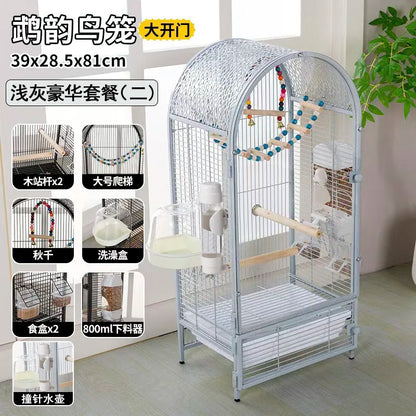 Indoor Parrot/Bird Cage With Large Door.