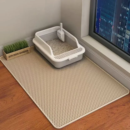 Cat Litter Mat Waterproof Double Layer Washable