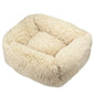 Luxury Dog Bed,  Square, Plush & Calming