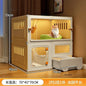 Luxury Indoor Cat Cage Household with Litter Box.